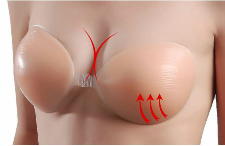 Áo lót không dây dán ngực silicon – Bra Silicon lợi ích và những tác hại